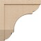 Ekena Millwork 7"W x 28"D x 28"H Thin Bryant Rough Cedar Woodgrain TimberThane Corbel, Primed Tan CORUR07X28X28BRYRCPR - alternate 3